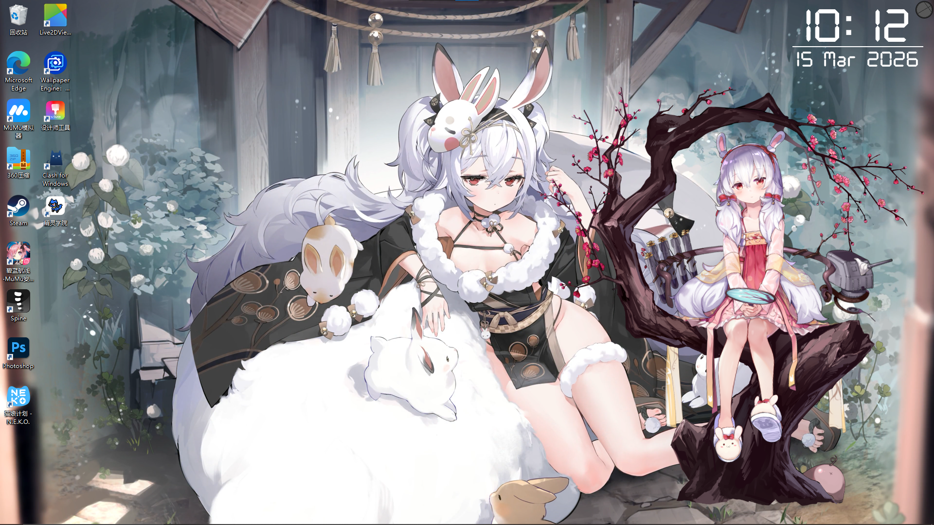 Featured image of post 将Live2d皮肤设置为桌面壁纸